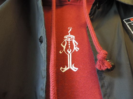 ZYS CHARA PARKA front Burgundy rah yokohama.JPG